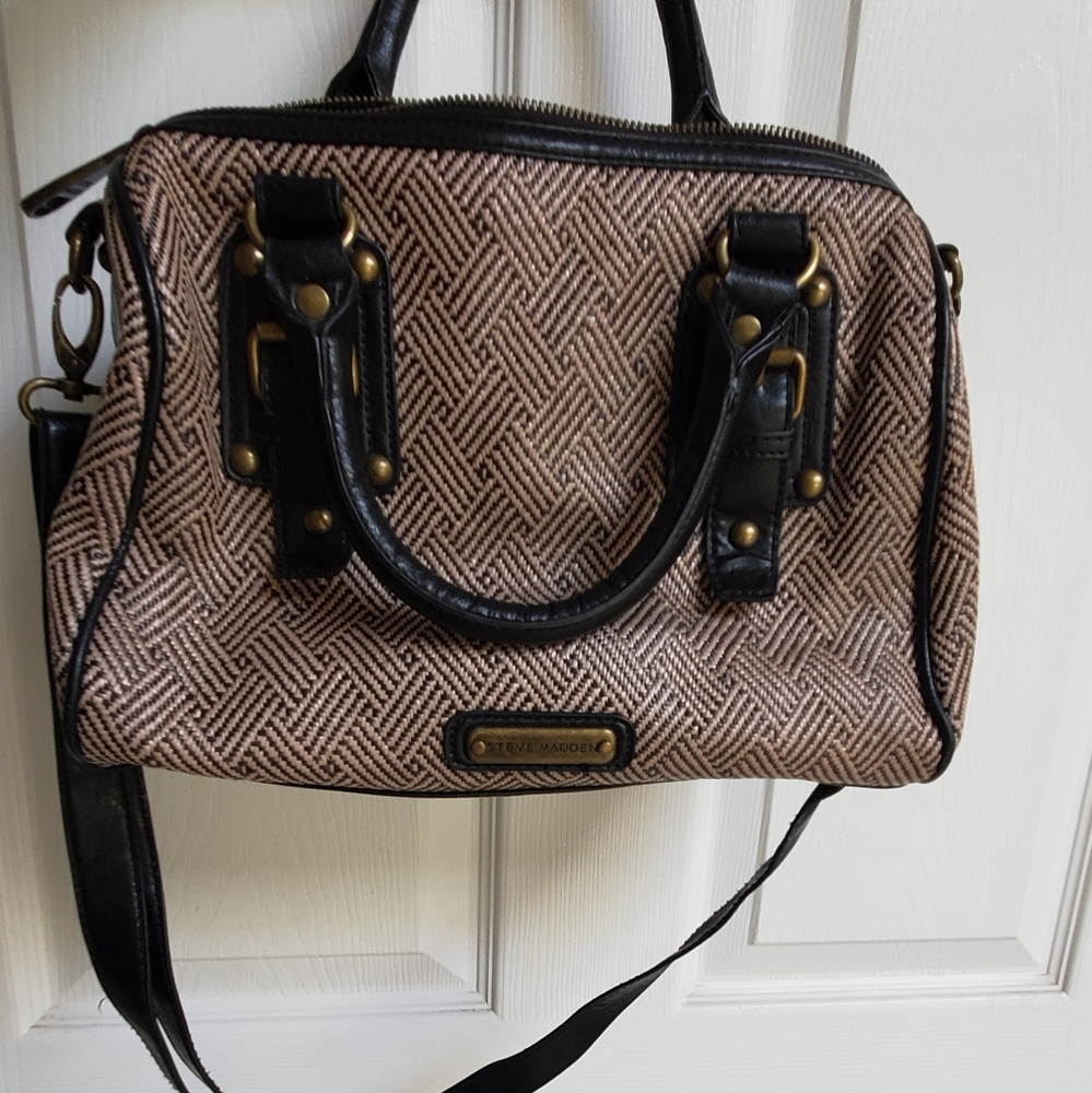 Steve Madden Straw satchel purse